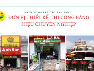Thiết kế bảng hiệu Tuy Hoà Đắk Lắk Giá rẻ